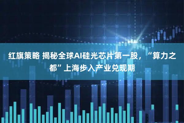 红旗策略 揭秘全球AI硅光芯片第一股，“算力之都”上海步入产业兑现期